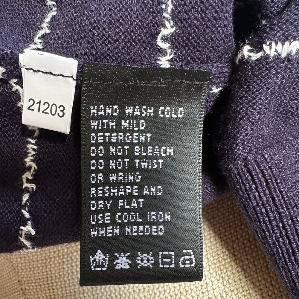 August Silk Navy Polka Dot Cardigan - Picture 7 of 8